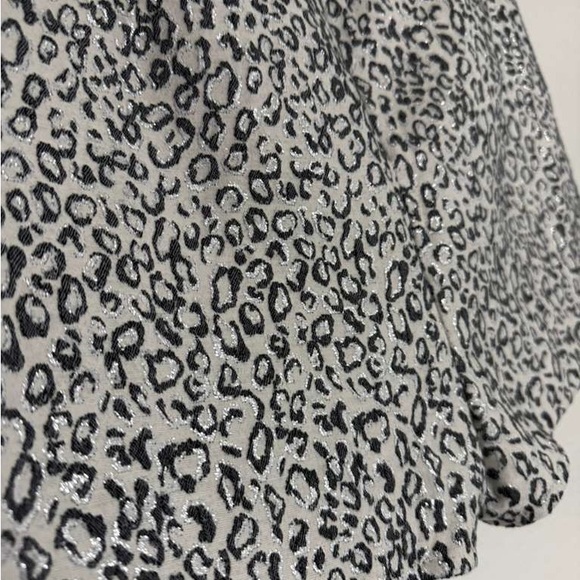 Express Leopard Print Women's Shorts - Black and White - Picture 4 of 6